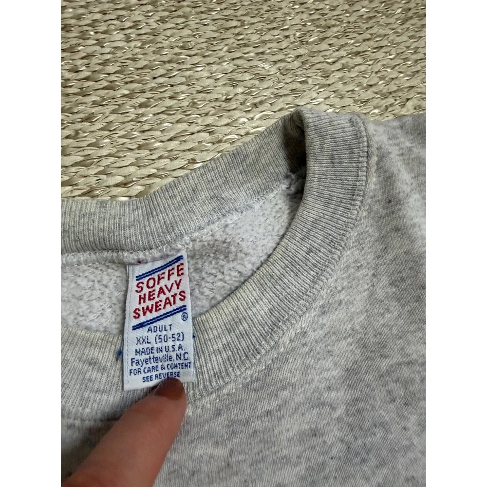 Vintage Soffe Heavy Sweats East Carolina University ECU Sweatshirt Gray XXL USA